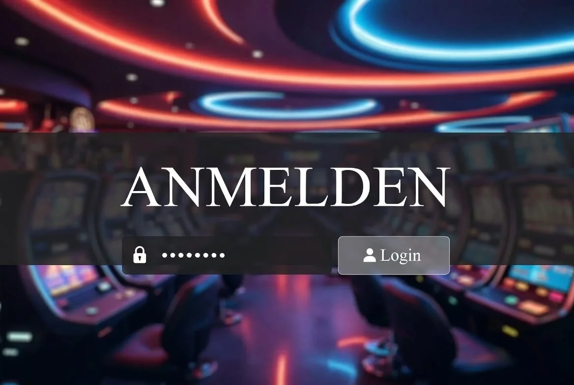 Anmeldemaske des Casinos auf Desktop und Smartphone